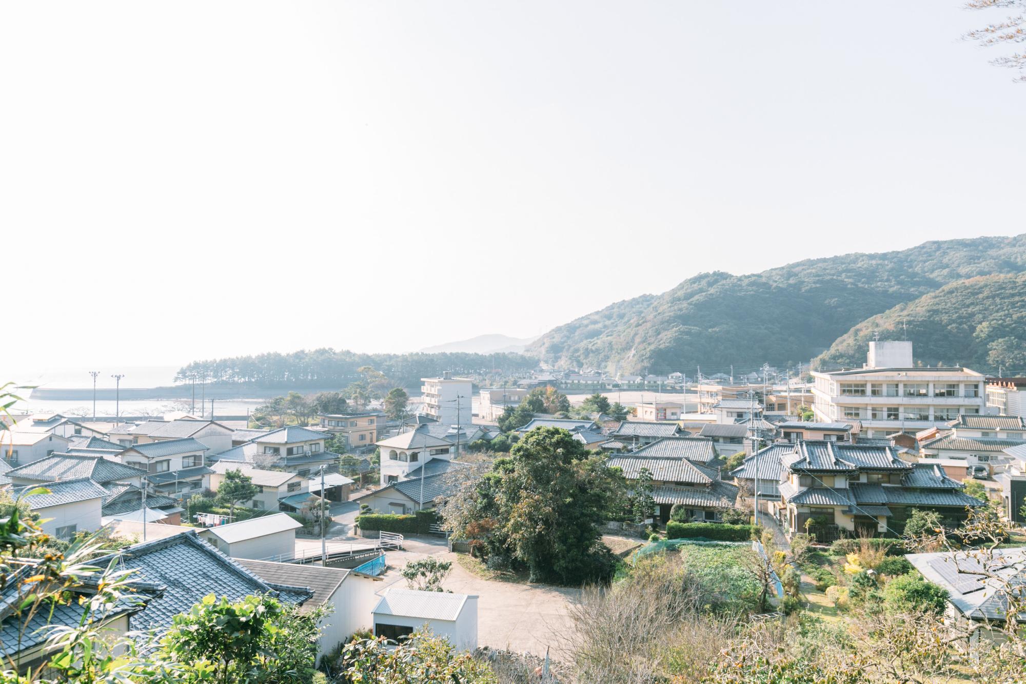 雪浦街並み