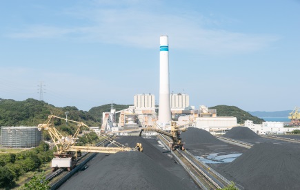 松島火力発電所の遠景写真