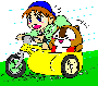 タンギーくんとおもしろ自転車