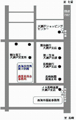 付近の見取り図