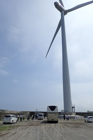 洋上風力発電施設等の先進地視察_茨城県神栖市1
