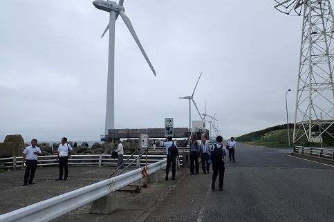 洋上風力発電施設等の先進地視察_茨城県神栖市2