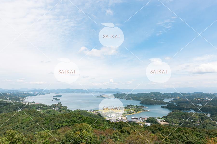 八人ヶ岳公園(大村湾からの眺め)